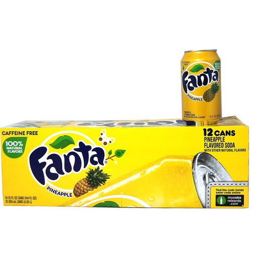 Fanta Pineapple Flavour Drink USA 24 X 355ml Cans Bulk Party Pack eBay