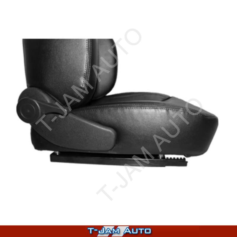 Outback 4x4 Heated Bucket Seat Pair 2 x Black Leather ADR Approved eBay