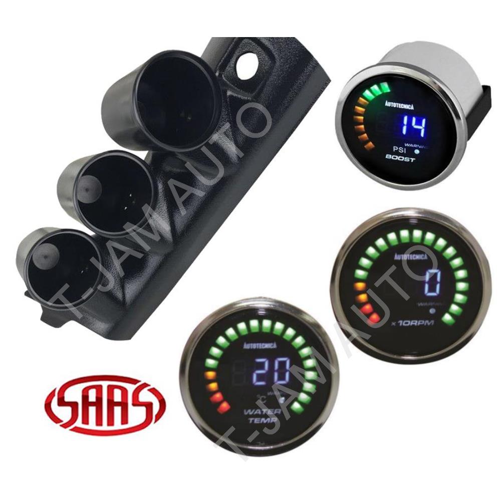 Pillar Pod for Nissan Patrol 9716 + Boost/Tacho/Water Temp LED AT